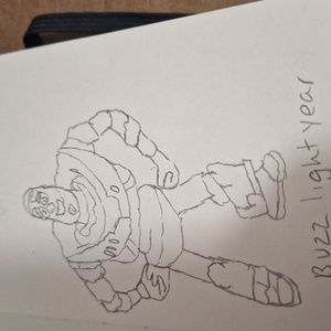 Hand drawn Disney characters